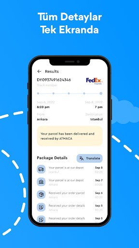 Paket Takibi, Uçuş Radarı ekran görüntüsü