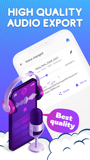 Voice Changer by Sound Effects ekran görüntüsü