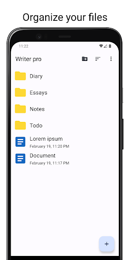 Writer pro - write on the go ekran görüntüsü