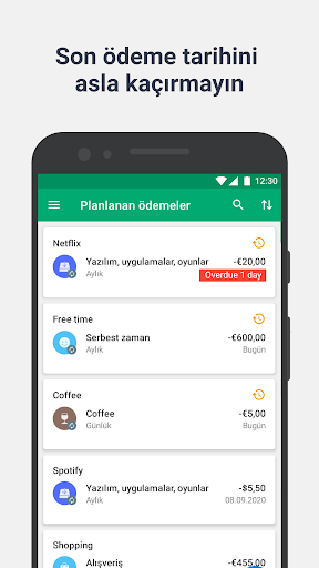 Wallet - Bütçe İzleyici ekran görüntüsü