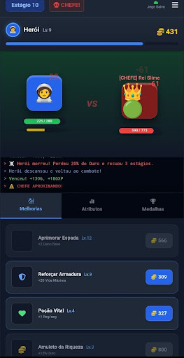 Pocket RPG Auto Idle ekran görüntüsü