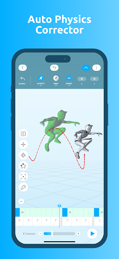 Cascadeur: 3D animation ekran görüntüsü