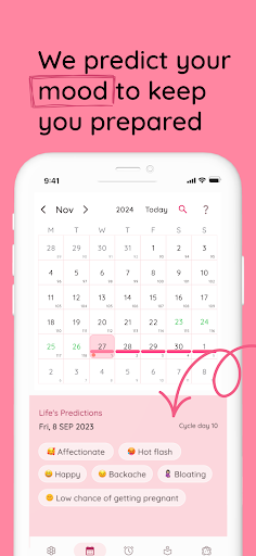 Life: Period Tracker Calendar ekran görüntüsü