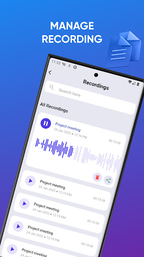 RecVoice:Audio Editor Recorder ekran görüntüsü