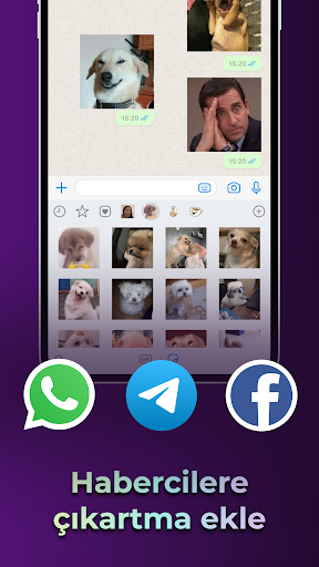 Whatsapp için çıkartmalar ekran görüntüsü