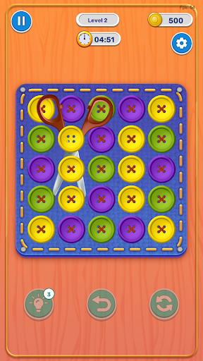 Scissors & Buttons Match Maker ekran görüntüsü