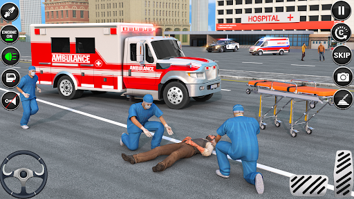 Ambulance Game: City Rescue 3D ekran görüntüsü