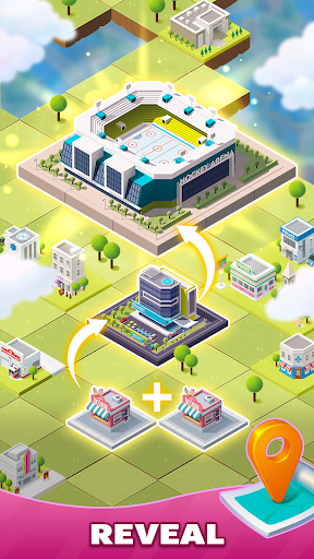 Merge House! Make a Town! ekran görüntüsü
