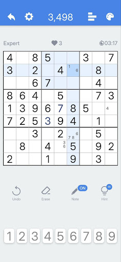 Classic Sudoku Puzzle ekran görüntüsü