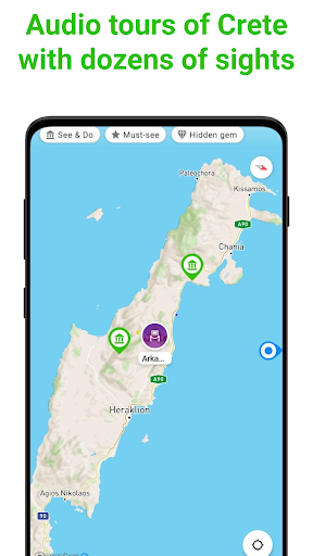 Crete Tour Guide:SmartGuide ekran görüntüsü
