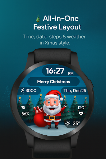 Animated Santa Countdown Watch ekran görüntüsü