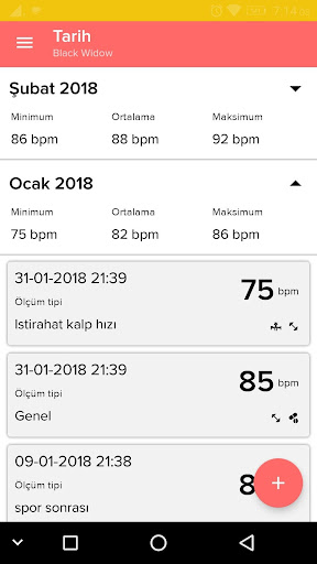 Kalp Atış Hızı Monitörü ekran görüntüsü