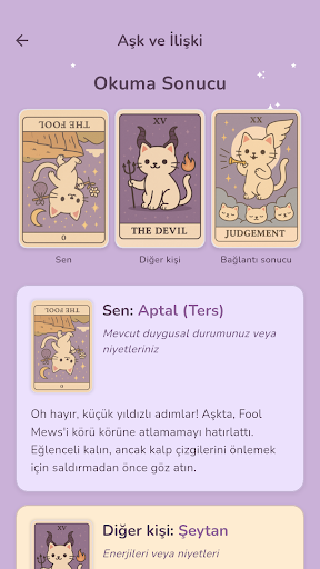 Tarot Meow - Kedi Tarot Falı ekran görüntüsü