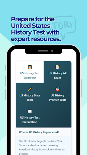 US History Practice Test ekran görüntüsü