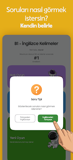 B1 - İngilizce Kelimeler ekran görüntüsü