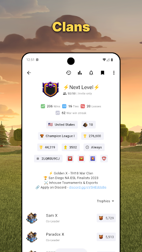 War Report for Clash of Clans ekran görüntüsü