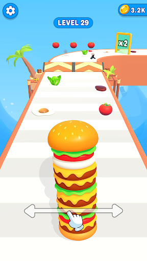 Burger pişirme oyunları ekran görüntüsü