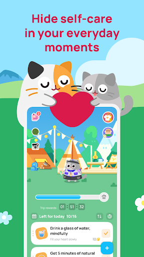 Catzy: Self-Care Journey ekran görüntüsü
