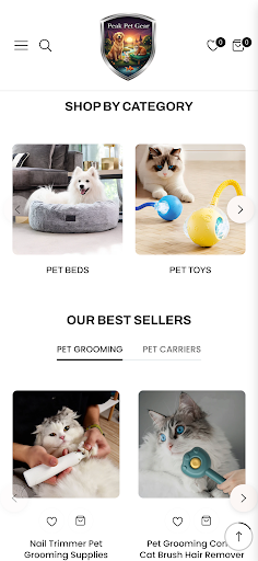 Peak Pet Gear ekran görüntüsü