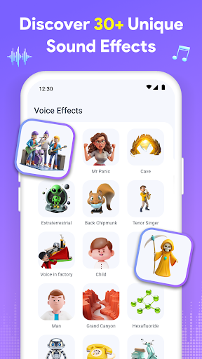 Voice Changer by Voice Effects ekran görüntüsü