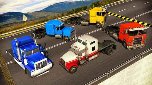 Chained Trucks against Ramp ekran görüntüsü