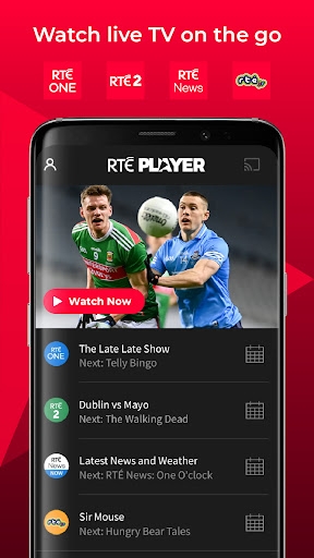 RTÉ Player ekran görüntüsü
