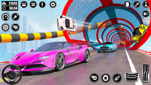 Crazy GT Stunt Car Racing ekran görüntüsü