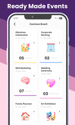 Countdown Time - Event Widget ekran görüntüsü