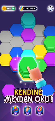Hexa Sort ekran görüntüsü