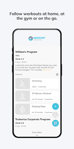 NewportSwimFit ekran görüntüsü