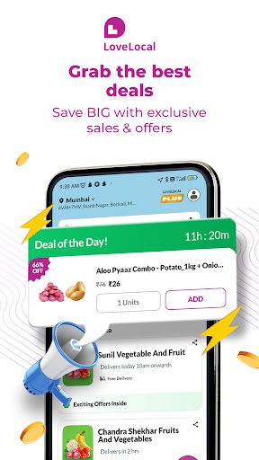 LoveLocal: Grocery App ekran görüntüsü