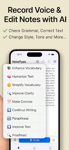 Voice Note Taker - VoiceType ekran görüntüsü