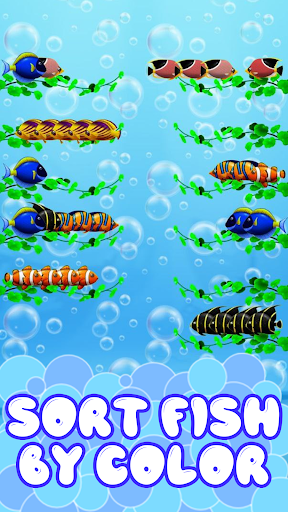 Fish Color Sort - Puzzle Games ekran görüntüsü