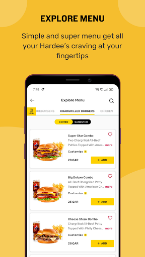 Hardee's Qatar - Food Delivery ekran görüntüsü
