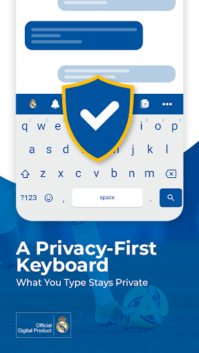 Real Madrid Keyboard ekran görüntüsü
