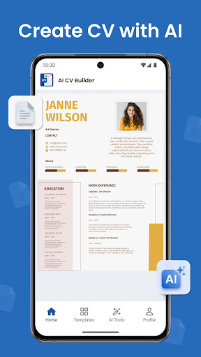 AI Resume Builder & CV Maker ekran görüntüsü