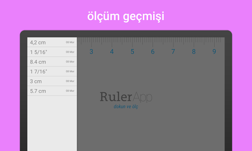 Cetvel (Ruler App) ekran görüntüsü