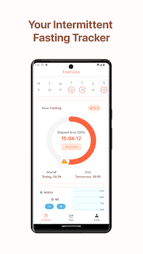 Fasting Timer & Water Tracker ekran görüntüsü