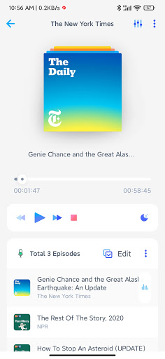 Moon FM - The Podcast App ekran görüntüsü