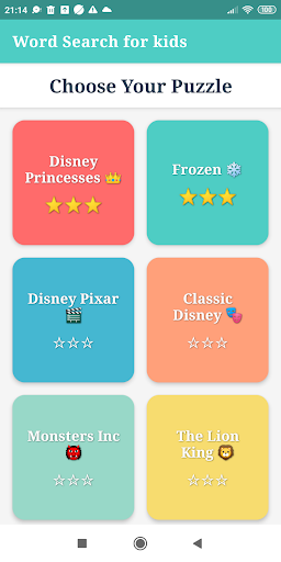 Word Search for Kids ekran görüntüsü