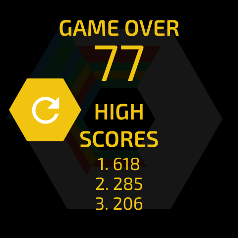 Hextris Wearable ekran görüntüsü