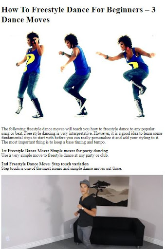 How to Do Freestyle Dance Move ekran görüntüsü