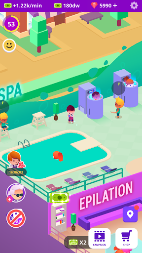 Idle Beauty Salon Tycoon ekran görüntüsü