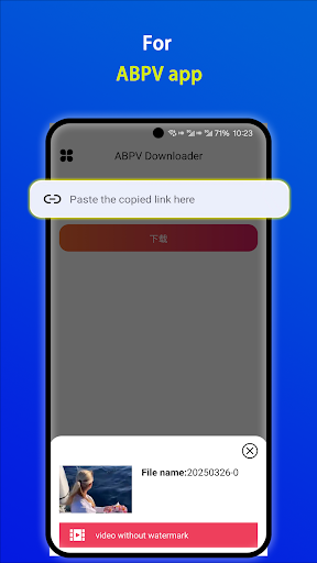 Downloader for ABPV ekran görüntüsü