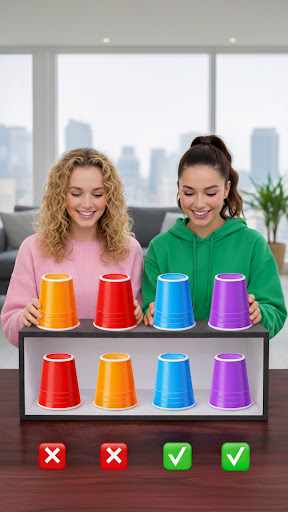 Cup Match Challenge Color Sort ekran görüntüsü