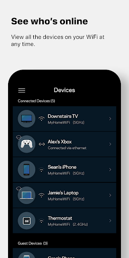 Linksys ekran görüntüsü