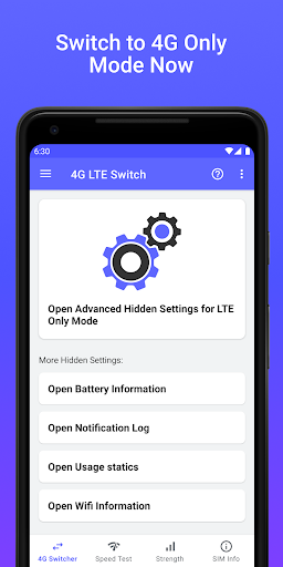 4G LTE Ağ Anahtarı - Hız Testi ekran görüntüsü