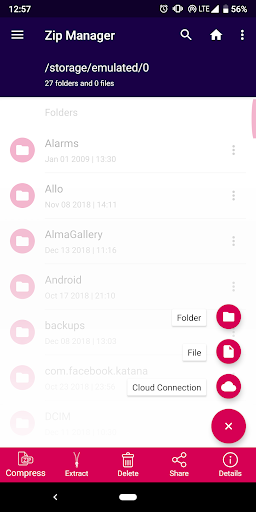 Zip File Reader - Zip & Unzip  ekran görüntüsü