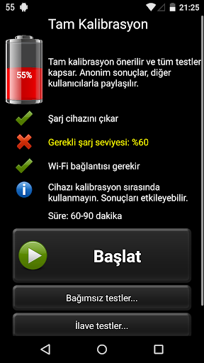 Pil & şarj HD Pro - Battery ekran görüntüsü