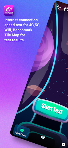 Truespeed 4G, 5G, WiFi Test ekran görüntüsü